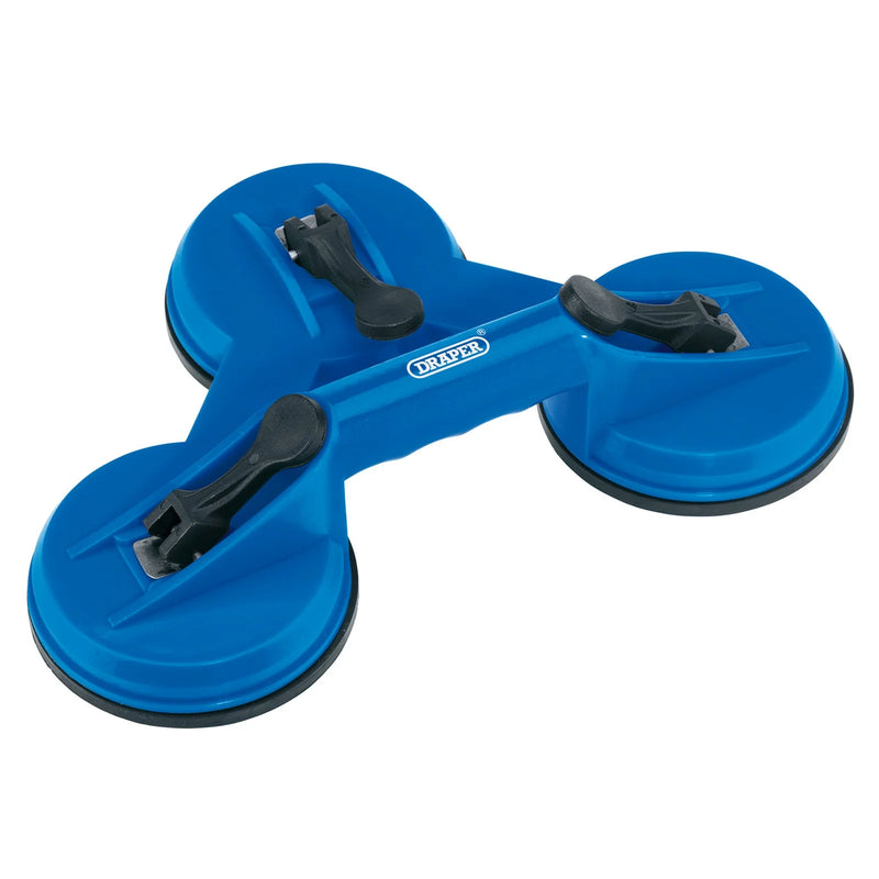 Draper Triple Suction Lifter 75kg Capacity