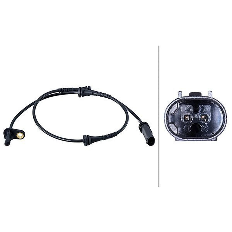 Hella ABS Wheel Speed Sensor Front 6PU 358 216-081