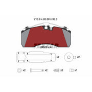 Textar Brake Pad Set 2932004