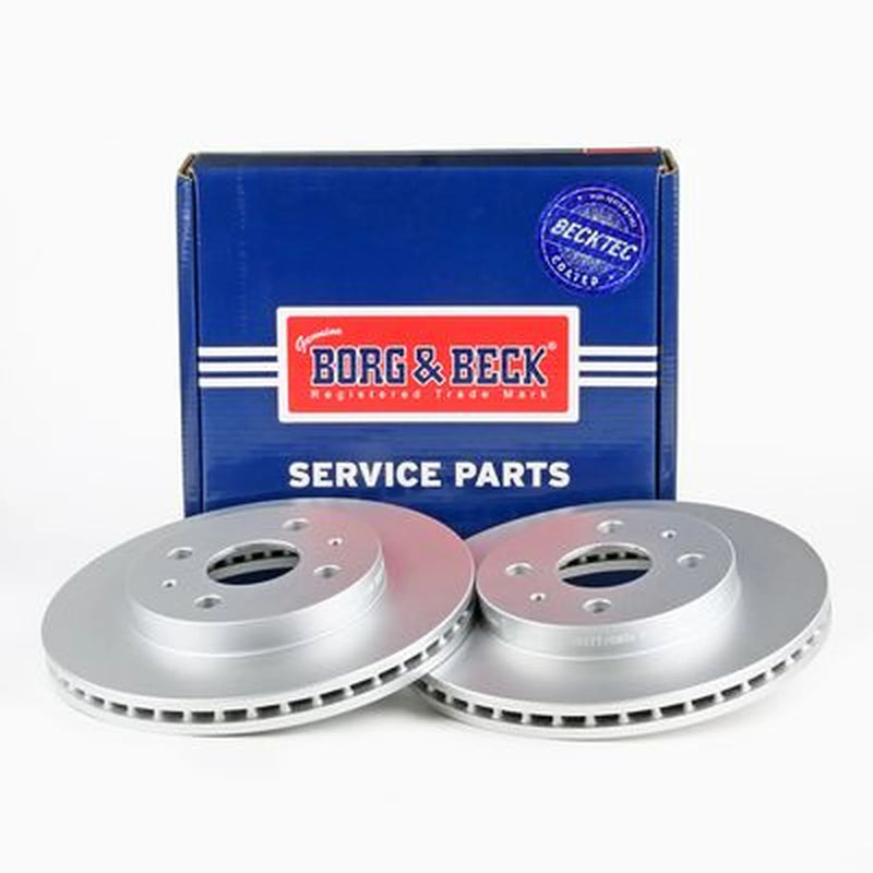 Borg & Beck 2 x Vented Front Brake Discs BBD5182