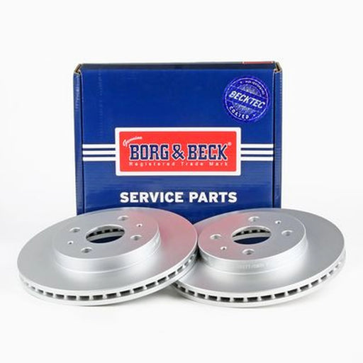 Borg & Beck 2 x Vented Front Brake Discs BBD5182