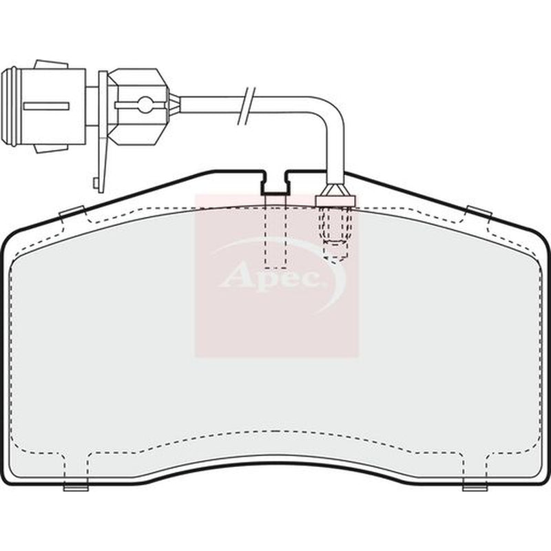 Apec Front Brake Pad Set PAD1296