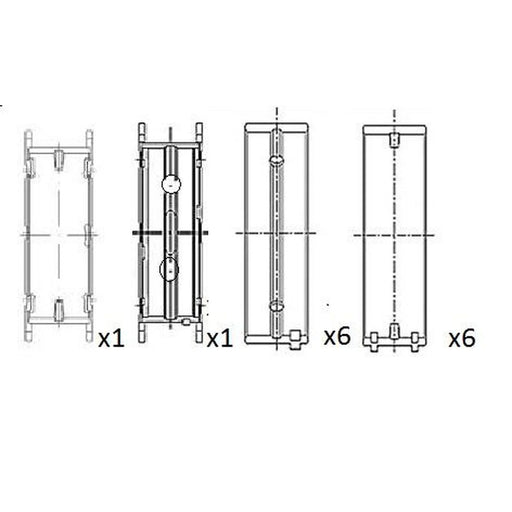 FAI Main Bearing Set 65mm BM1064-025