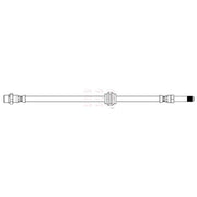 Apec Brake Hydraulic Hose Line Rear HOS4320