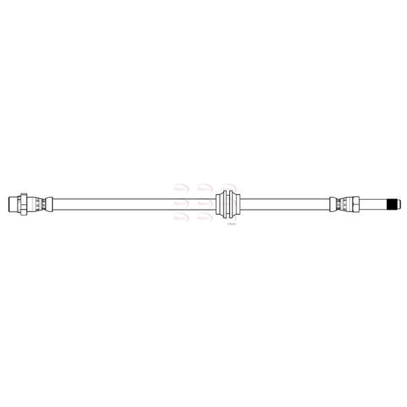 Apec Brake Hydraulic Hose Line Rear HOS4320