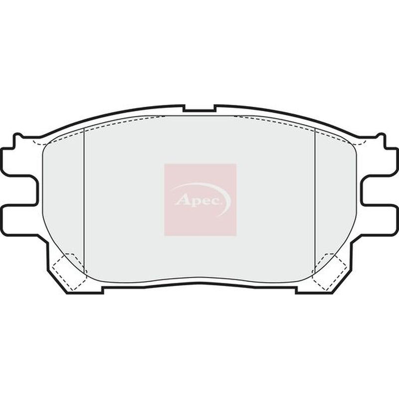 Apec Front Brake Pad Set PAD1445