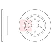 Apec 2 x Solid Rear Brake Discs DSK2240