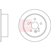 Apec 2 x Solid Rear Brake Discs DSK2581