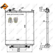 NRF Engine Radiator 56032
