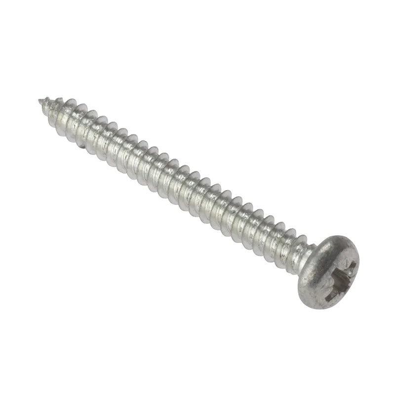 ForgeFix General Purpose Pozi Compatible Screw Round Head TT ZP 1.1/2in x 8 Box