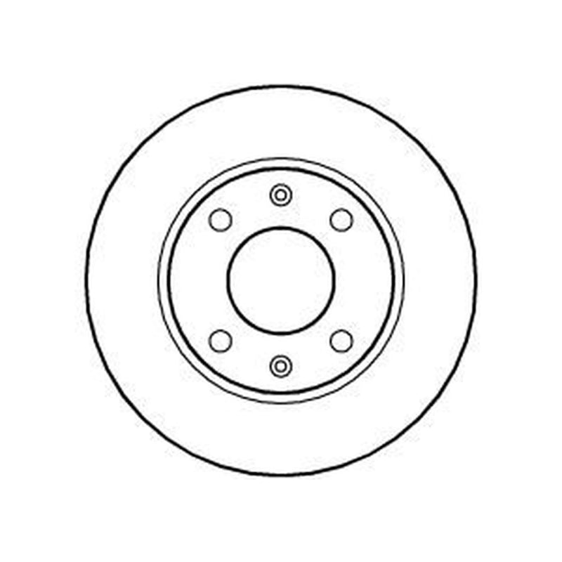 Abtex 2 x Vented Front Brake Discs BD293V