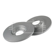 Borg & Beck 2 x Solid Rear Brake Discs BBD5664