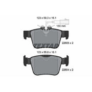 Textar Rear Brake Pad Set 2260501