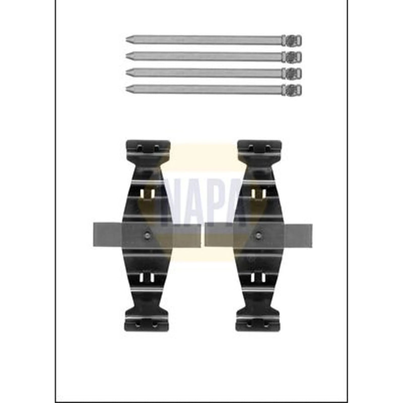 NAPA Brake Pad Accessory Fitting Kit Front NFK1150