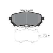 Textar Front Brake Pad Set 2572501
