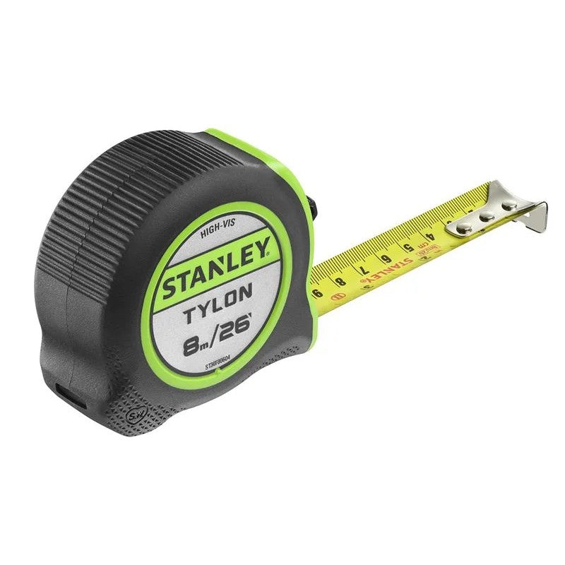 STANLEY® Hand Tools Hi-Viz Tylon 8M/Ex25Mm Tape Bulk - STHT30604-1