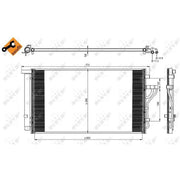 NRF Air Conditioning Condenser 35998