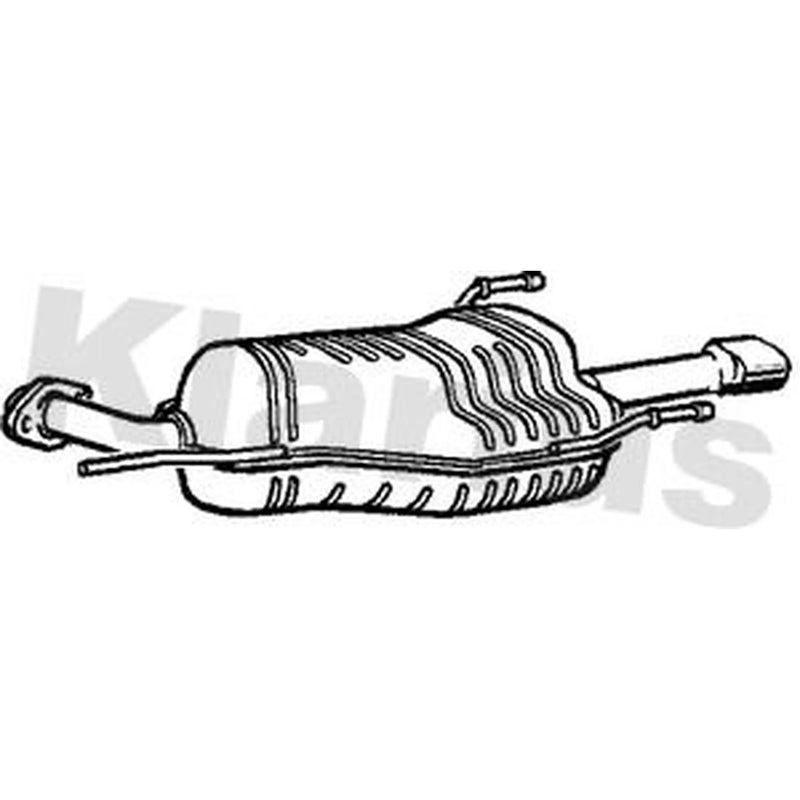 Klarius Box With Tail Pipe Rear GM421H