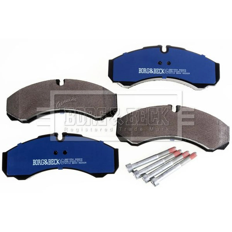 Borg & Beck 4 x Rear Brake Pad Set BBP1554