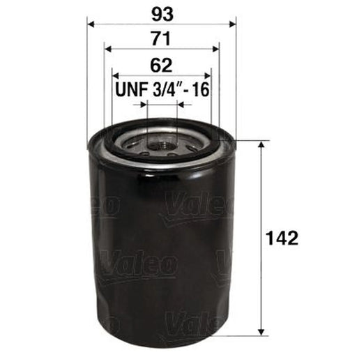 Valeo Engine Oil Filter 586024
