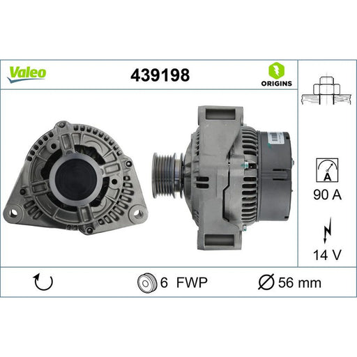 Valeo Car Alternator 12V 439198