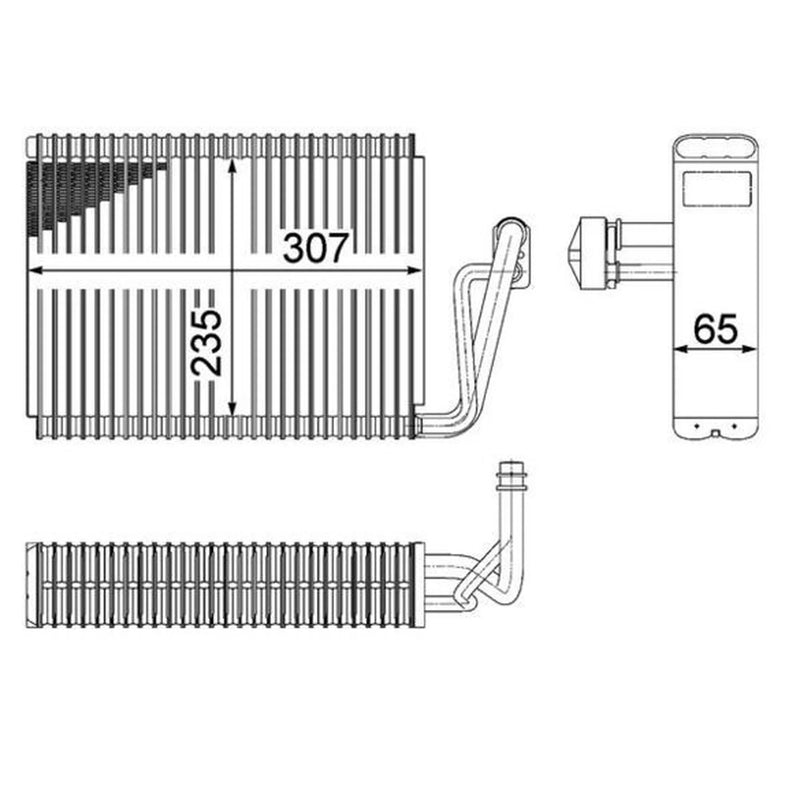 Mahle Air Conditioning Evaporator AE 53 000P