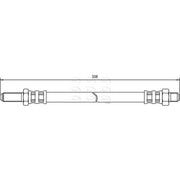 Apec Brake Hydraulic Hose Line Rear HOS3262