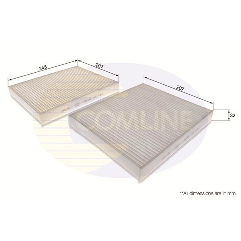 Comline Cabin Air Filter (Pollen Filter) EKF320