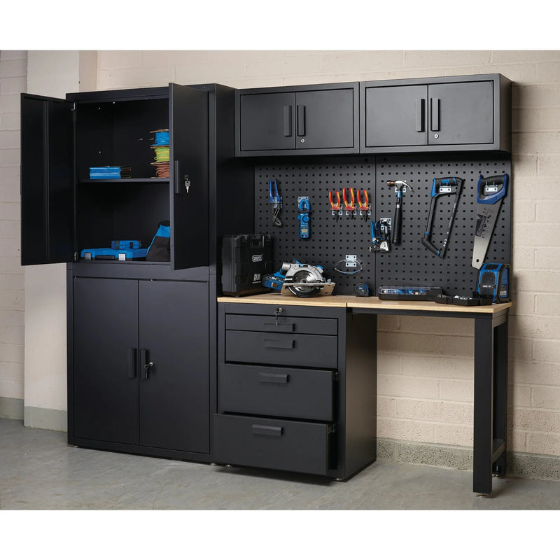 Draper Garage Workstation MS100 Steel Storage Unit with Lockable System