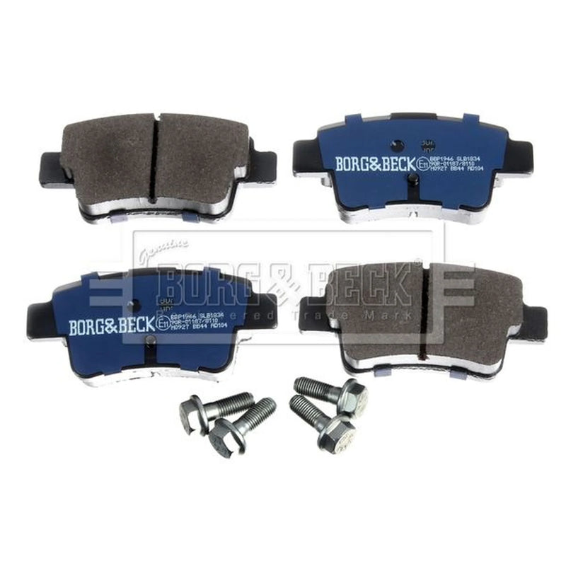 Borg & Beck 4 x Rear Brake Pad Set BBP1946