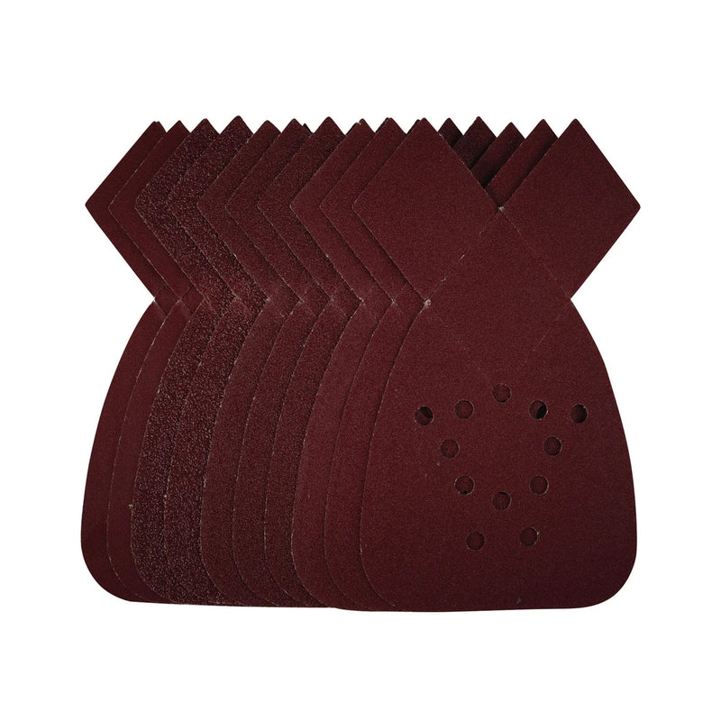 Draper Detail Sanding Sheets 140mm Assorted Grit Pack of 10