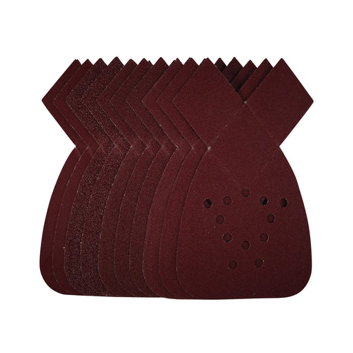 Draper Detail Sanding Sheets 140mm Assorted Grit Pack of 10