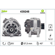 Valeo Car Alternator 12V 439248