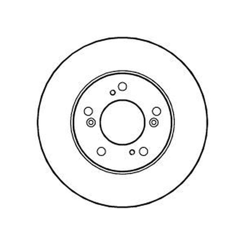 Abtex 2 x Vented Front Brake Discs BD649V