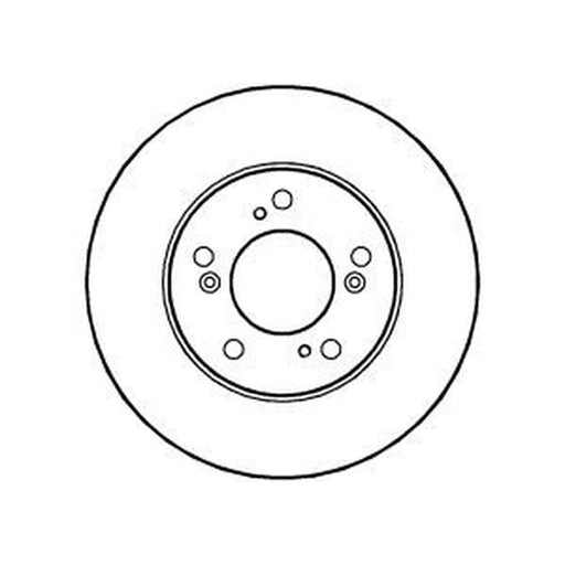 Abtex 2 x Vented Front Brake Discs BD649V