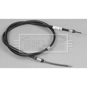 Borg & Beck Handbrake Cable Left Rear BKB2761