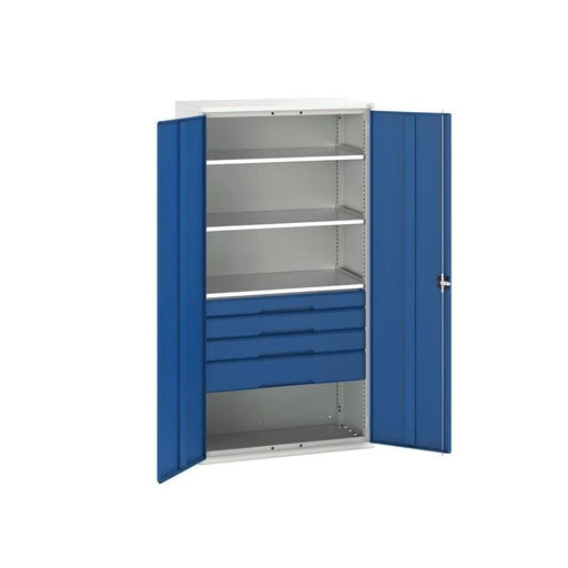 Bott Verso Kitted Cupboard, 3 Shelf & 4 Drawer - 16926576.11