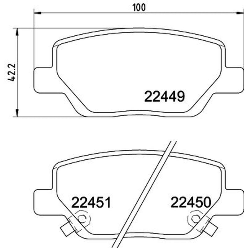 Mintex Rear Brake Pad Set MDB3994