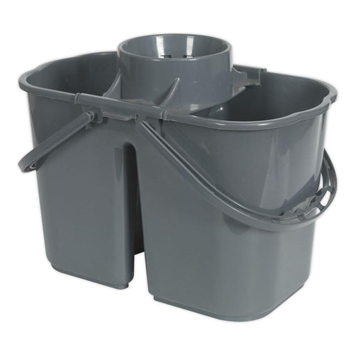 Sealey Mop Bucket 15L 2 Compartment BM07 Sealey  - Town Parts