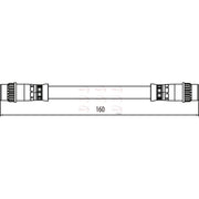 Apec Brake Hydraulic Hose Line Rear HOS4062
