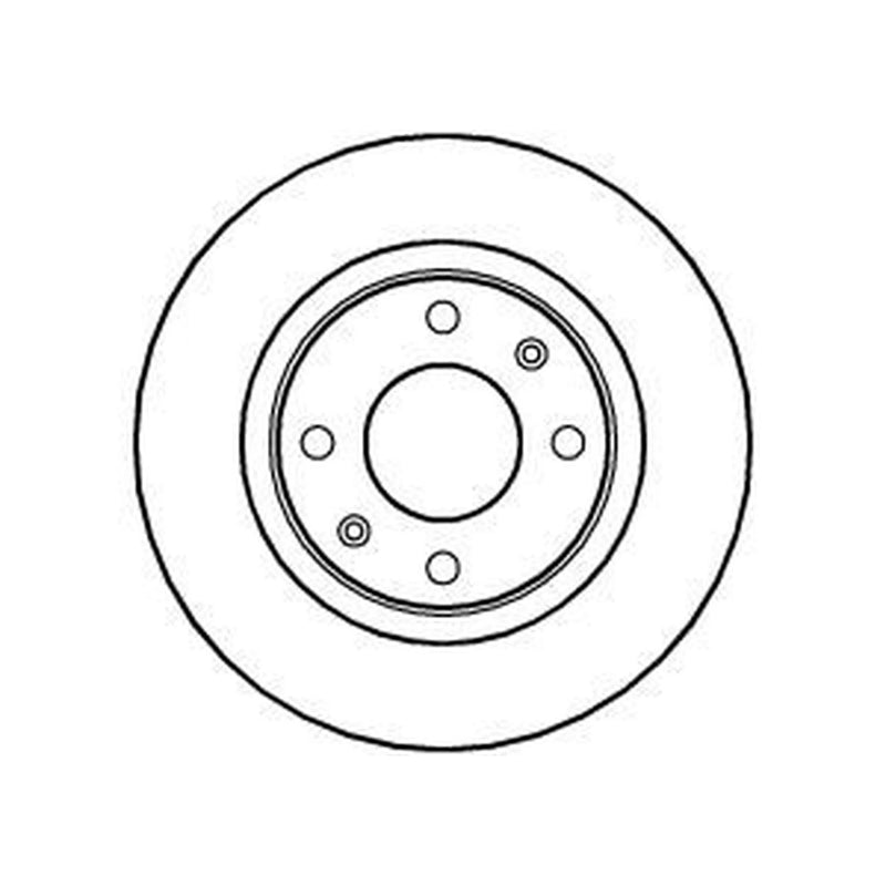 Abtex 2 x Vented Front Brake Discs BD304V