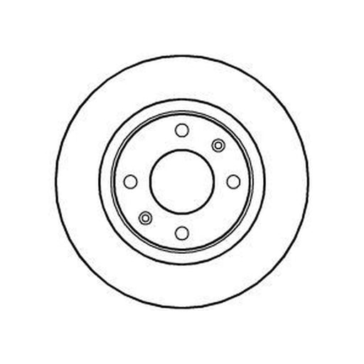 Abtex 2 x Vented Front Brake Discs BD304V