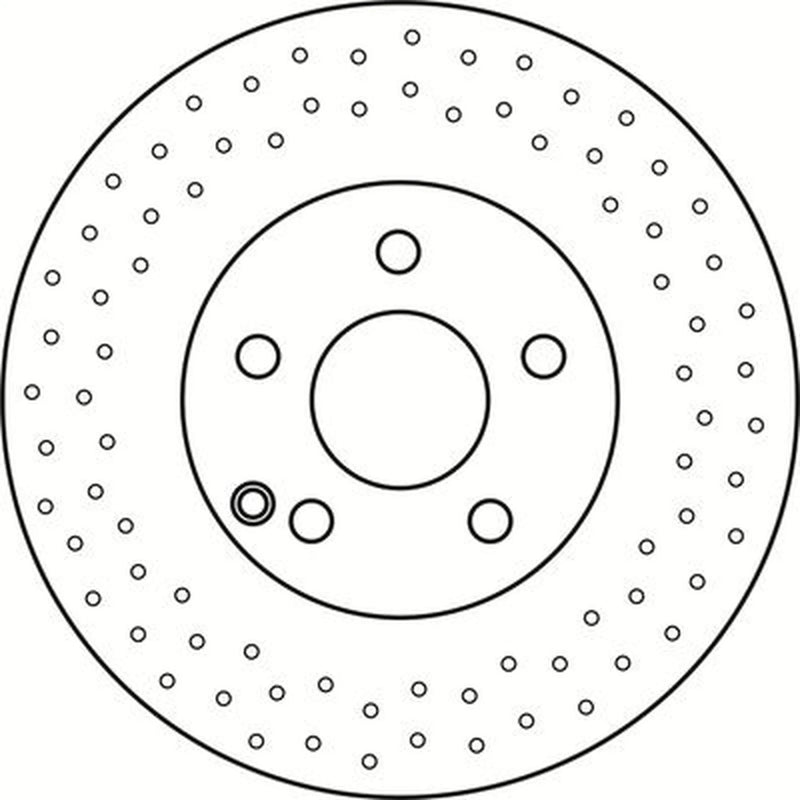 Abtex 2 x Vented Front Brake Discs BD2018V