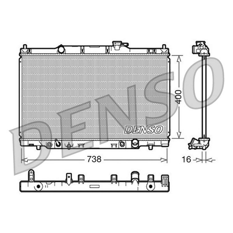 Denso Engine Radiator DRM40013