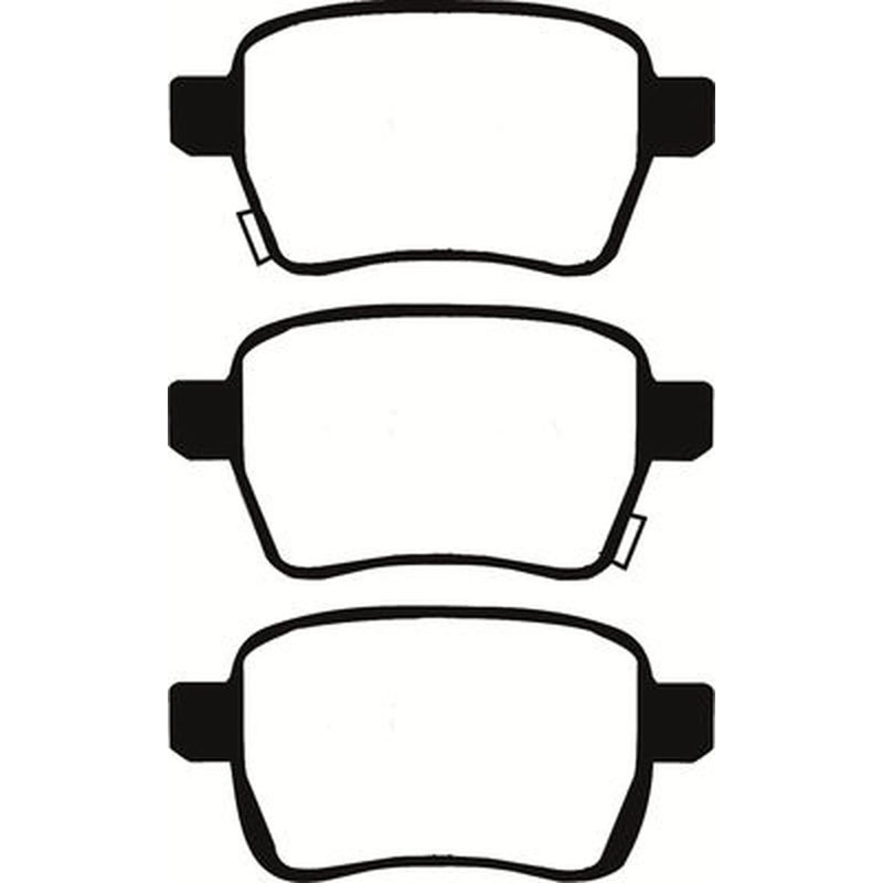 Abtex Rear Brake Pad Set PLU2293