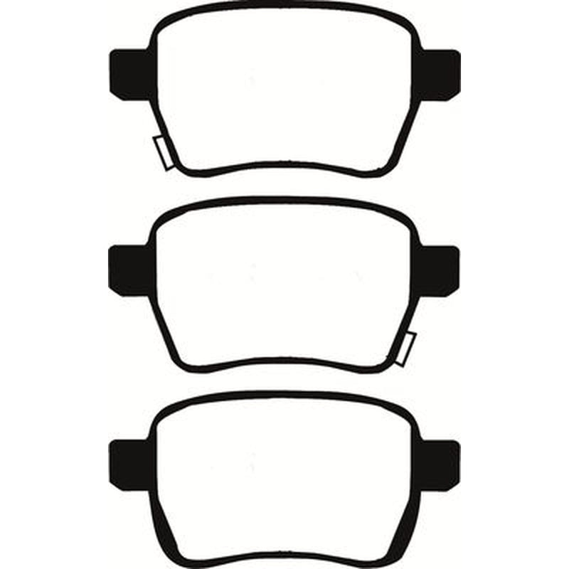 Abtex Rear Brake Pad Set PLU2293