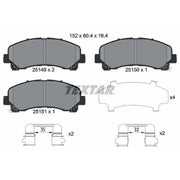 Textar Front Brake Pad Set 2514901