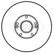 Borg & Beck 2 x Vented Front Brake Discs BBD4702