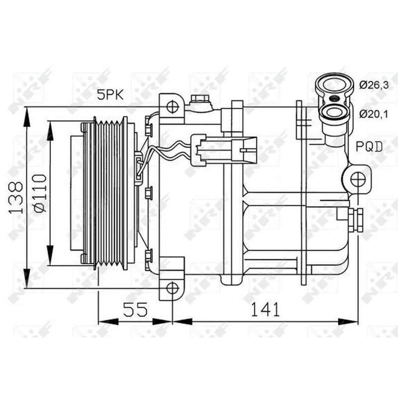 NRF Air Conditioning Compressor 32312