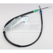 Borg & Beck Handbrake Cable Left Rear BKB3899